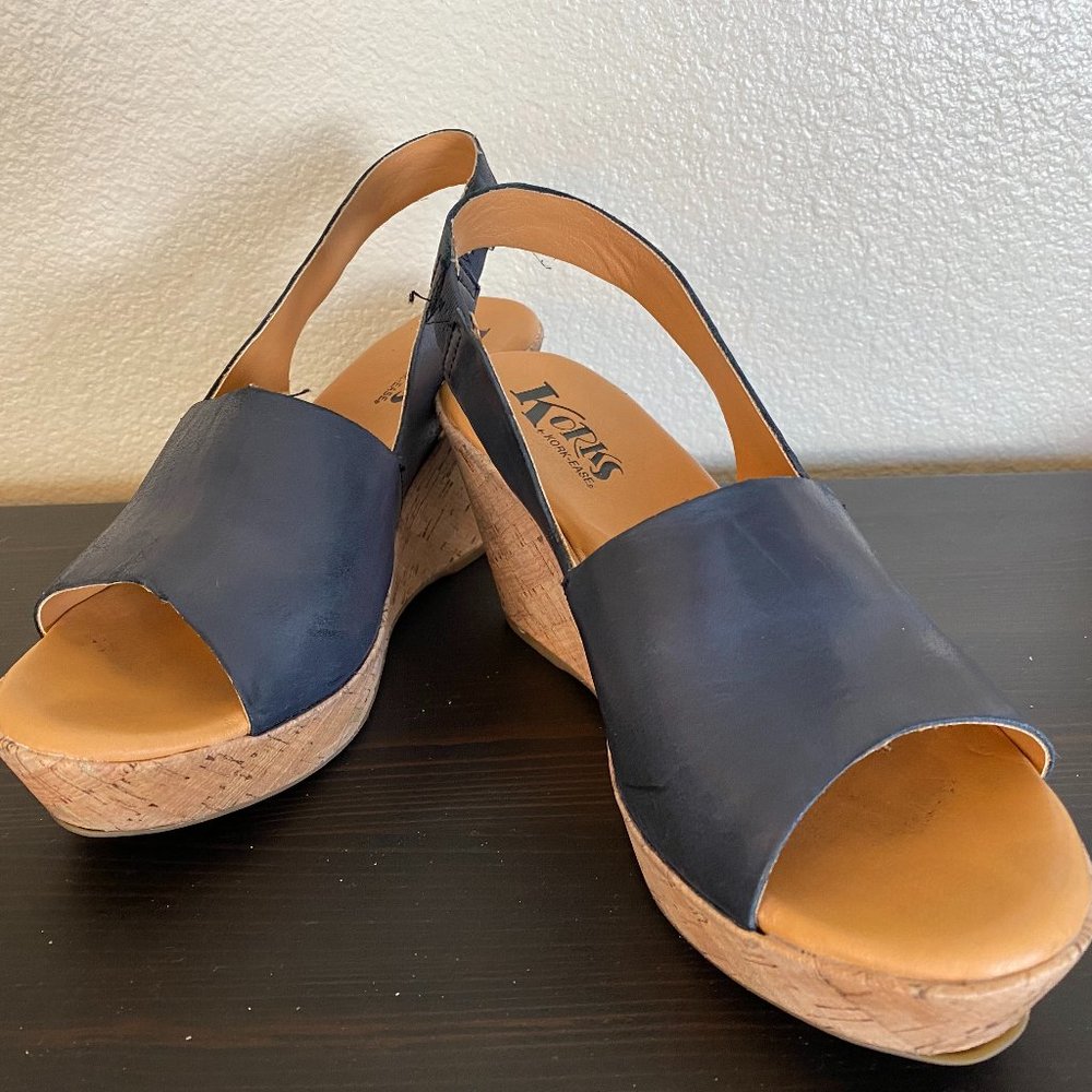 Korks-Ease wedge heeled shoes - size 7M